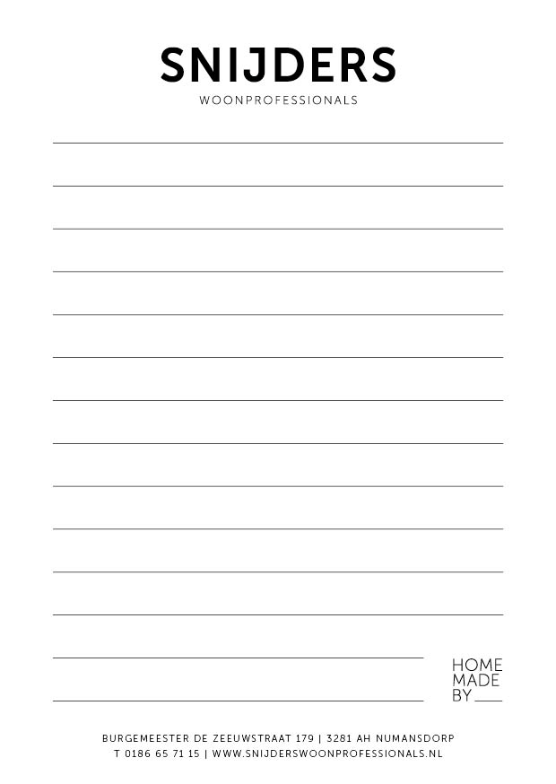 [Mar-0000089] Notitieblok A6 - lijntjes (per 100 st.)
